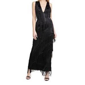 Preen By Thornton Bregazzi Phoebe Fringe Maxi Dress